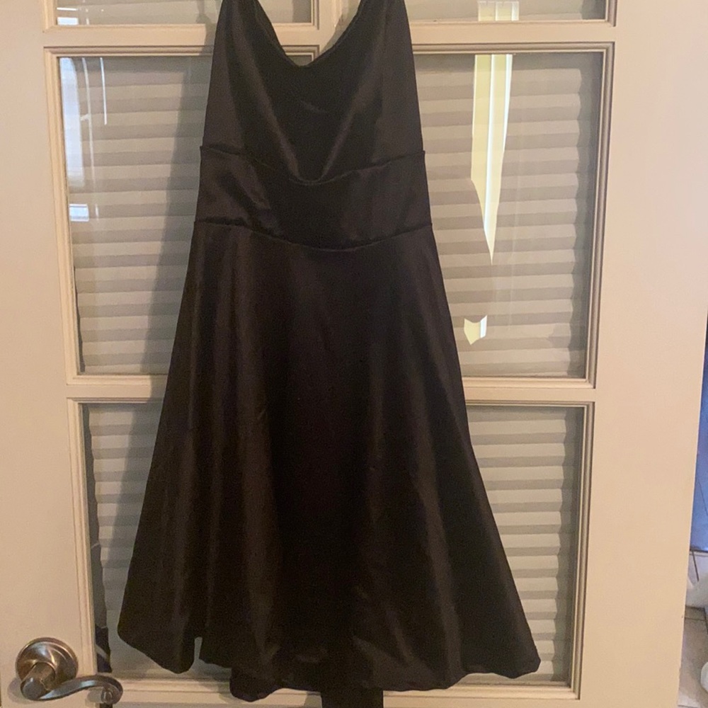 Black low cross dress